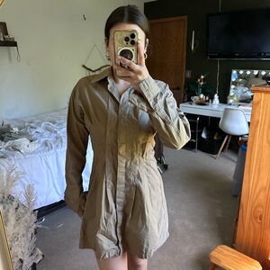 Pilcro Pleated Mini Dress